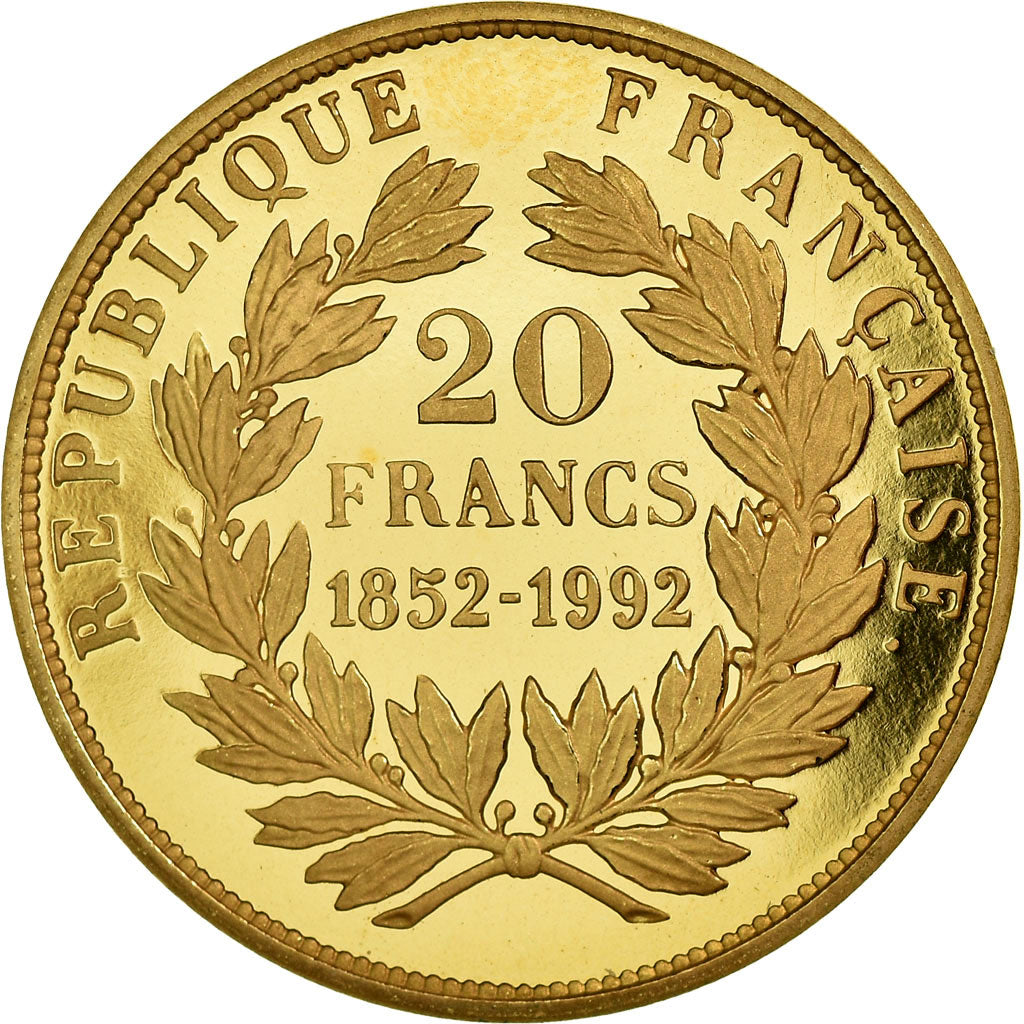 Monnaie, France, Napoleon III, Napoléon III, 20 Francs, 1992, FDC, Or