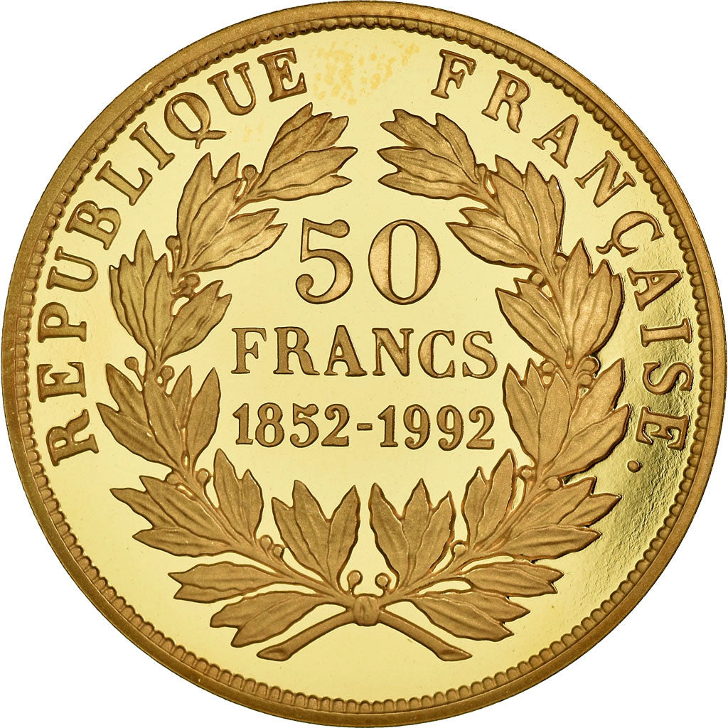 Monnaie, France, Napoleon III, Napoléon III, 50 Francs, 1992, FDC, Or