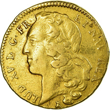 Munten, Frankrijk, Louis XV, Double louis d'or au bandeau, 2 Louis D'or, 1759