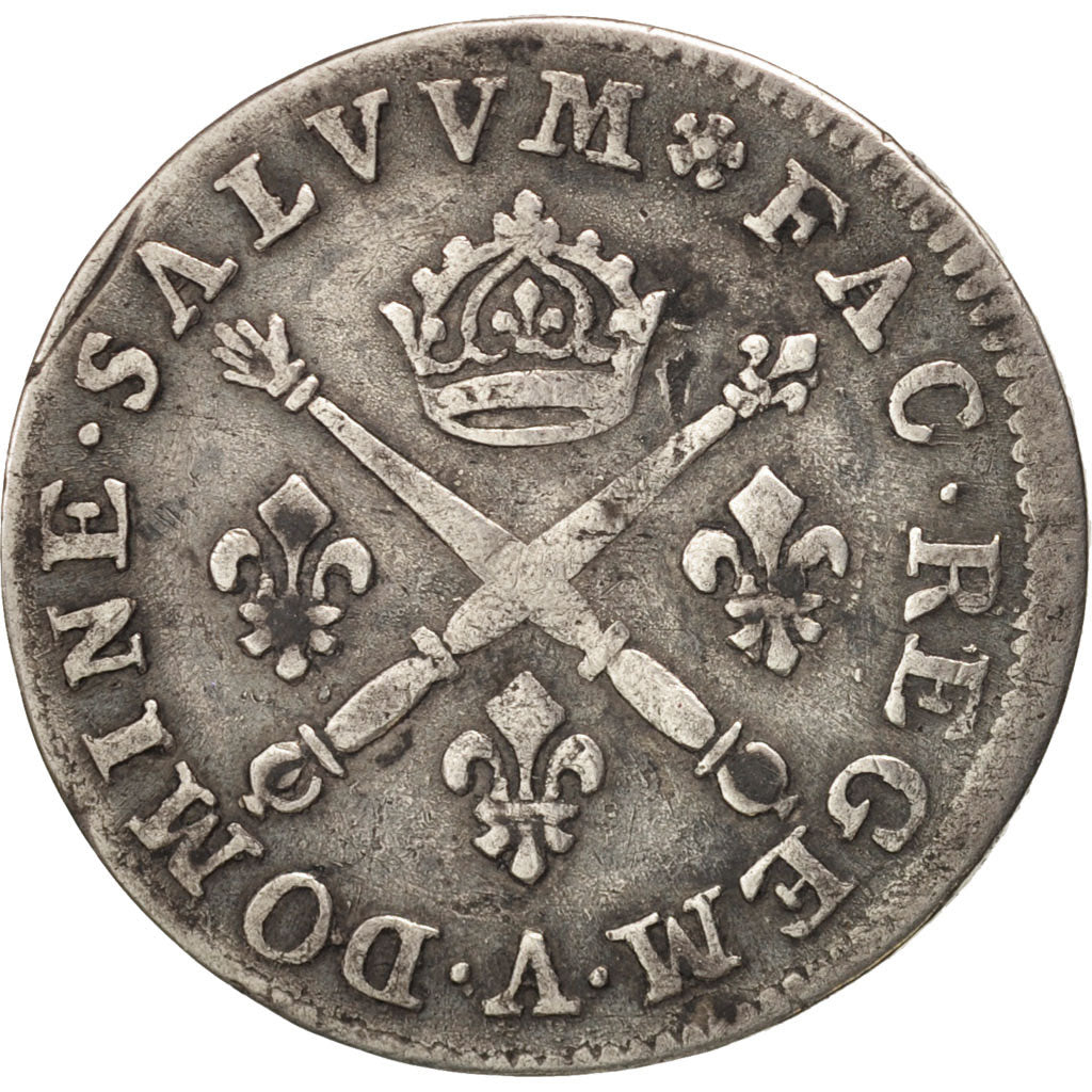 France, Louis XIV, 10 Sols aux insignes, 10 Sols-1/8 Ecu, 1705, Paris