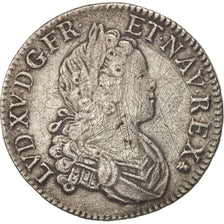 Francia, Louis XV, 1/2 Écu de France-Navarre, 1718, Lyon, KM 434.2