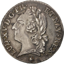 Francia, Louis XV, 1/20 Écu à la vieille tête (6 sols), 1779 Paris, KM 552.1