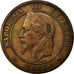 Coin, France, Napoleon III, Napoléon III, 10 Centimes, 1862, Paris, VF(30-35)