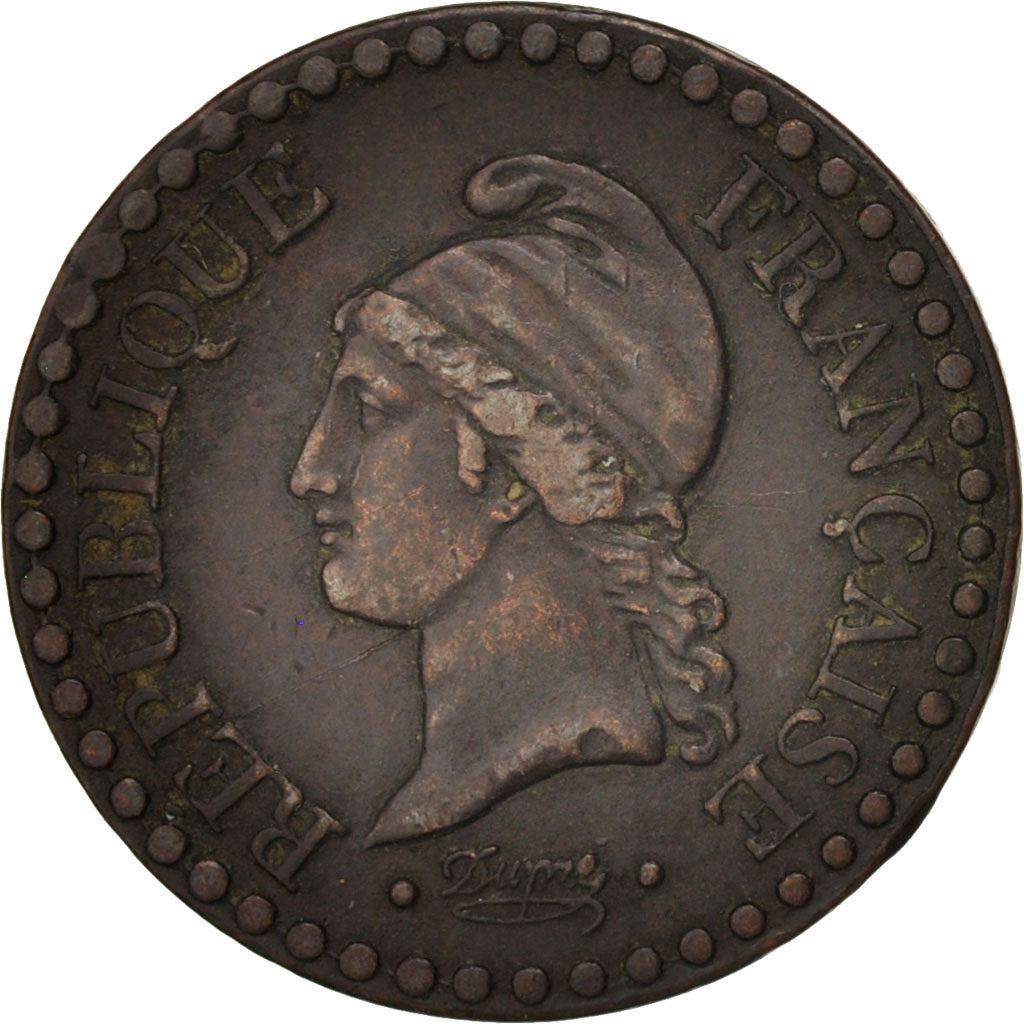 France, Dupré, Centime, 1850, Paris, EF(40-45), Bronze, KM:754, Gadoury:84