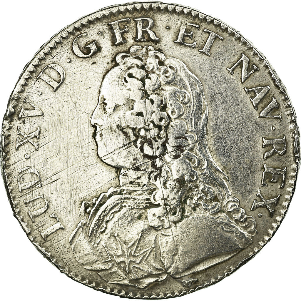 Coin, France, Louis XV, Écu aux branches d'olivier, Ecu, 1726, Paris
