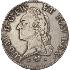 Moneta, Francia, Louis XV, Écu à la vieille tête, Ecu, 1772, Bayonne, MB