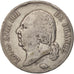 Francia, Louis XVIII, 5 Francs, 1817, Toulouse, MB, Argento, KM:711.9