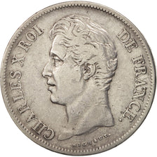 France, Charles X, 5 Francs, 1830, Lille, TB, Argent, KM:728.13, Gadoury:644