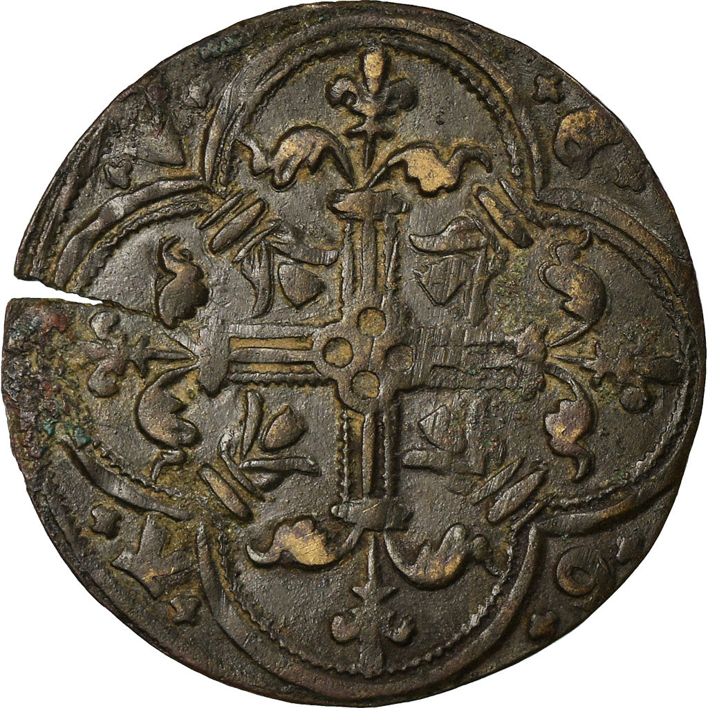 France, Token, Jeton de Compte au Dauphin, AU(50-53), Copper