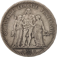 Coin, France, Hercule, 5 Francs, 1849, Paris, EF(40-45), Silver, KM:756.1