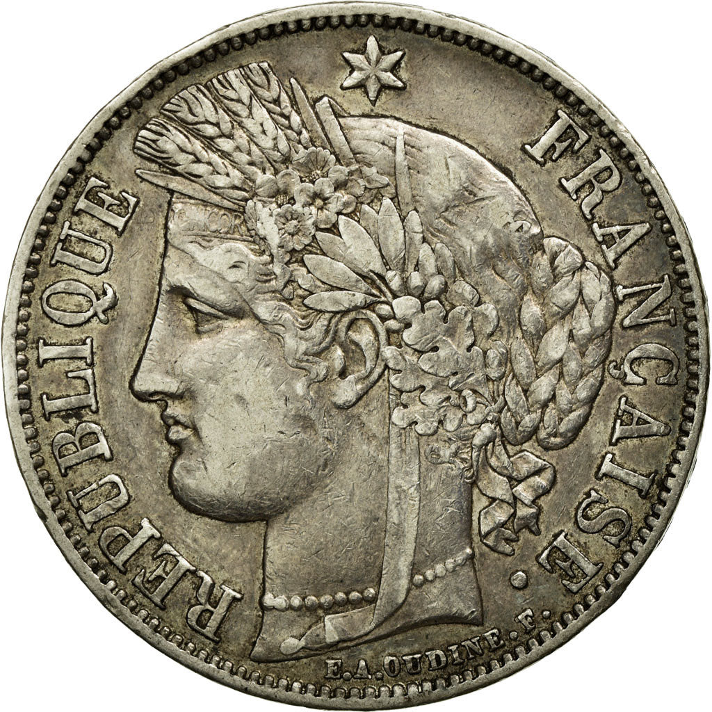 Monnaie, France, Cérès, 5 Francs, 1851, Paris, TTB, Argent, KM:761.1