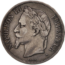France, 5 Francs, 1870, Paris, TTB, Argent, KM:799.1, Gadoury:739