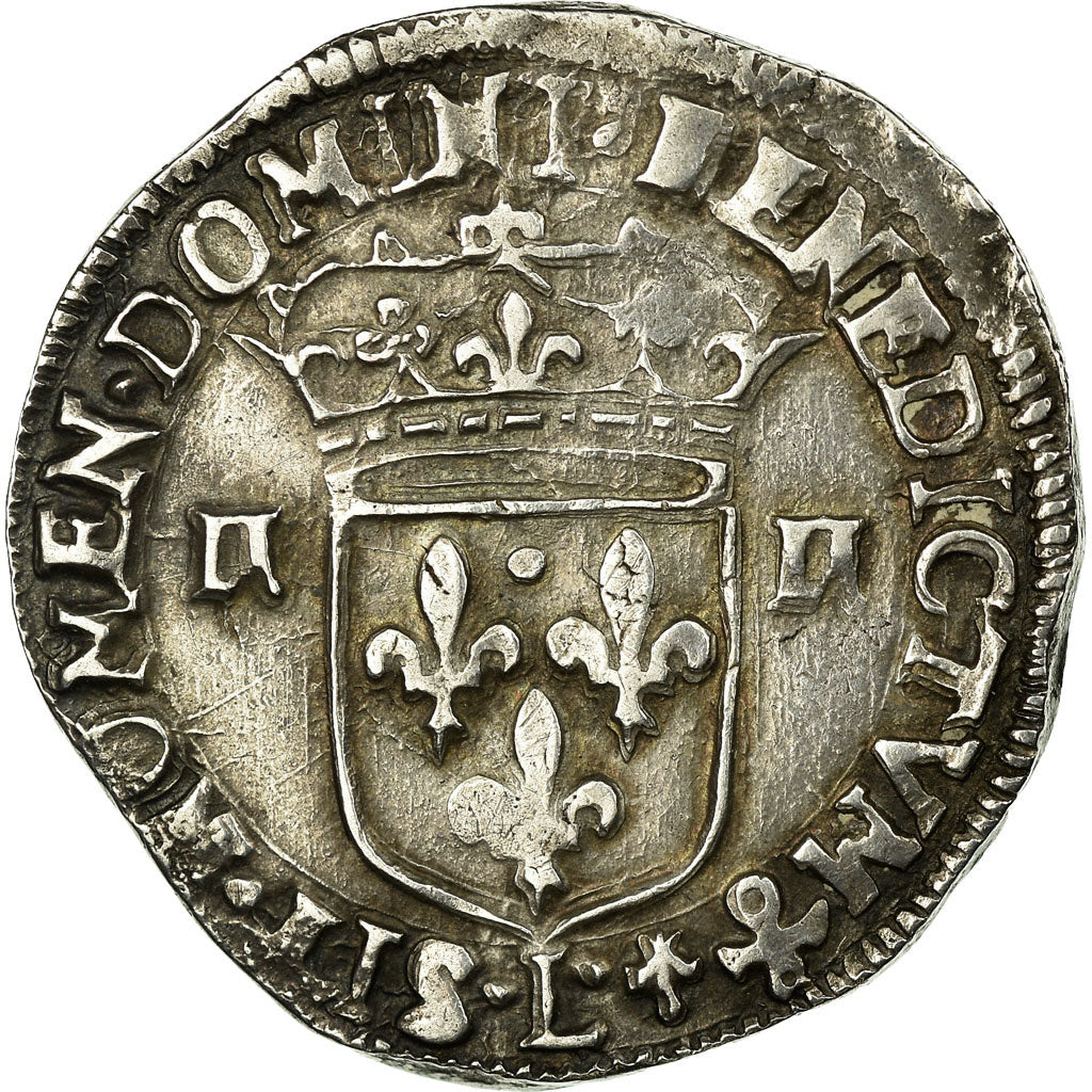 Moneta, Francia, Louis XIV, 1/4 Écu, frappé au marteau, 1/4 Ecu, 1647
