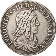 France, Louis XIII, 1/2 Écu, deuxième poinçon de Warin, 1643, Paris, Gadoury 50