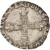 Moneda, Francia, Louis XIII, 1/4 Écu de Navarre, 1/4 Ecu, 1618, Saint Palais