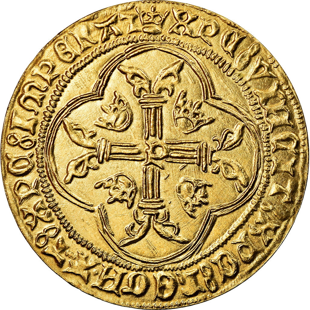 France, Medal, Reproduction Ecu à la Couronne de Louis XI, MS(65-70), Bronze