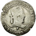 Monnaie, France, Henri III, Franc au Col Plat, 1578, Angers, B+, Argent