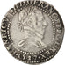 France, Henri III, Demi Franc, 1587, Lyon, VF(30-35), Silver, Sombart:4716