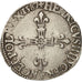Monnaie, France, Henri III, 1/4 Ecu, 1587, Rennes, TTB, Argent, Sombart:4662