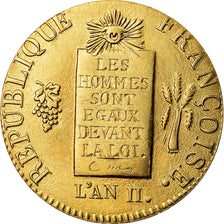 France, Medal, Reproduction Deux Sols aux Balances, Révolution 1793, MS(65-70)