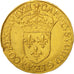 Francia, Charles IX, Ecu d'or, 1562, Paris, Faulty Date, MBC+, Oro, Sombart:4904
