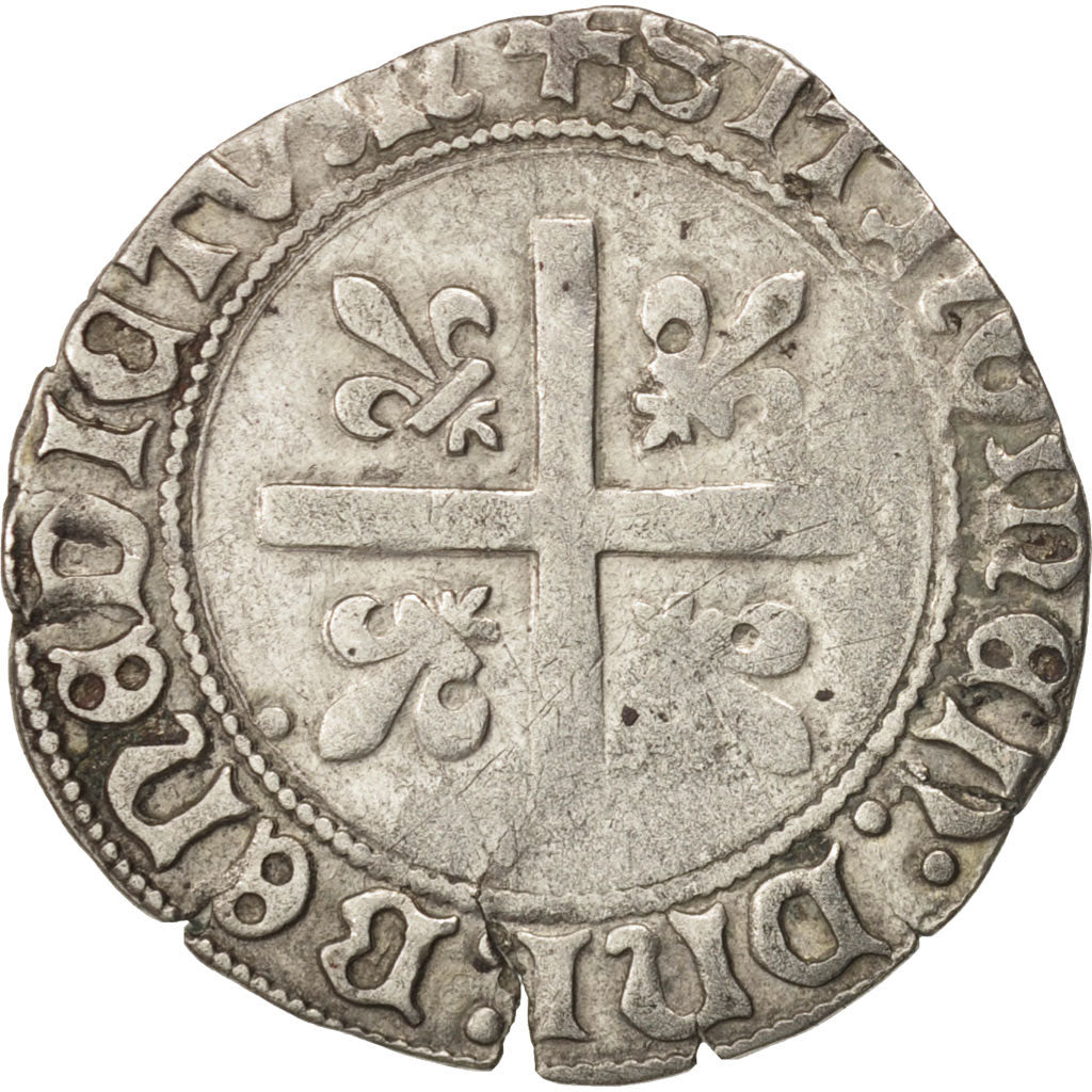 Francia, Louis XII, Douzain au porc-épic, Troyes, BC+, Vellón, Duplessy:672