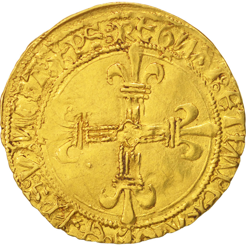 France, Louis XII, Ecu d'or au soleil, Bayonne, VF(30-35), Gold, Duplessy:647