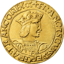 France, Medal, Reproduction Teston de François Ier, MS(65-70), Bronze