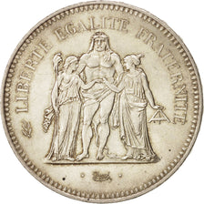 Moneda, Francia, Hercule, 50 Francs, 1976, Paris, EBC, Plata, KM:941.1