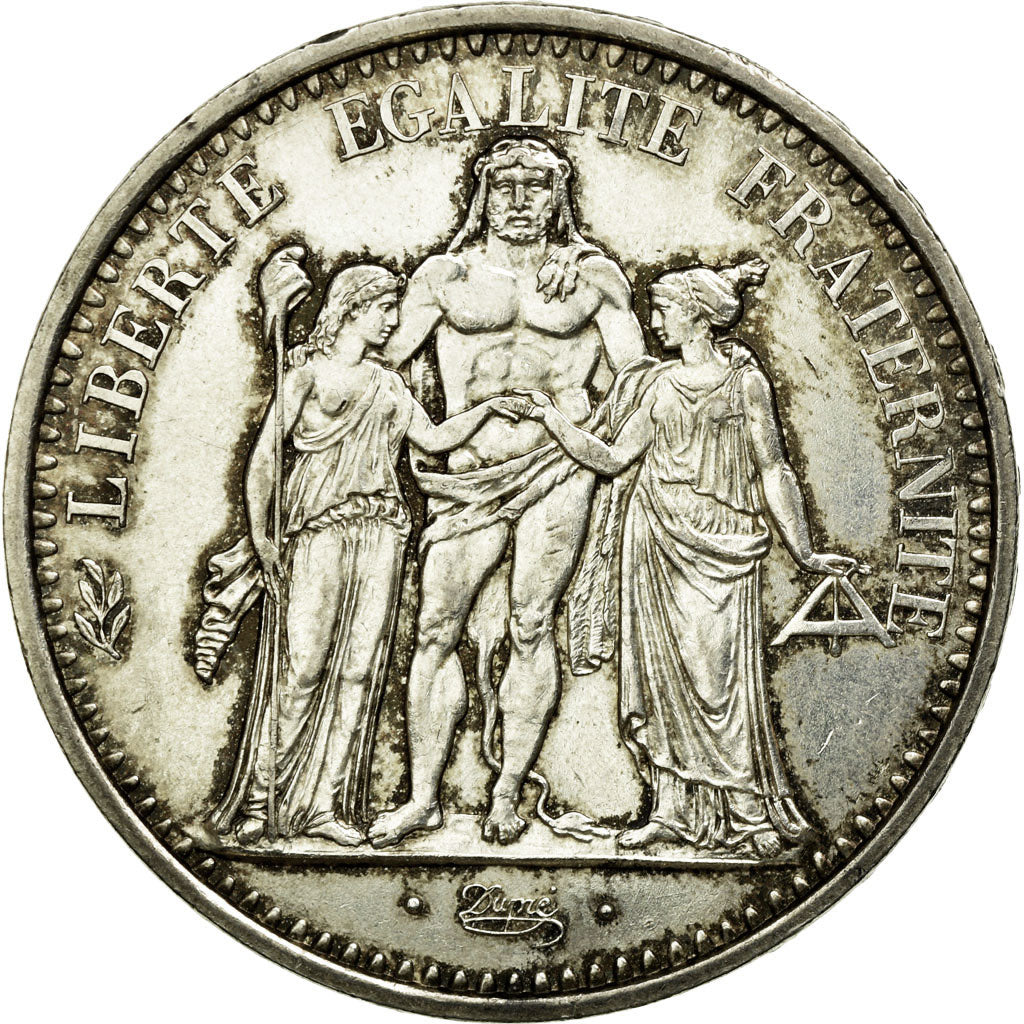 Coin, France, Hercule, 10 Francs, 1967, Paris, AU(55-58), Silver, KM:932