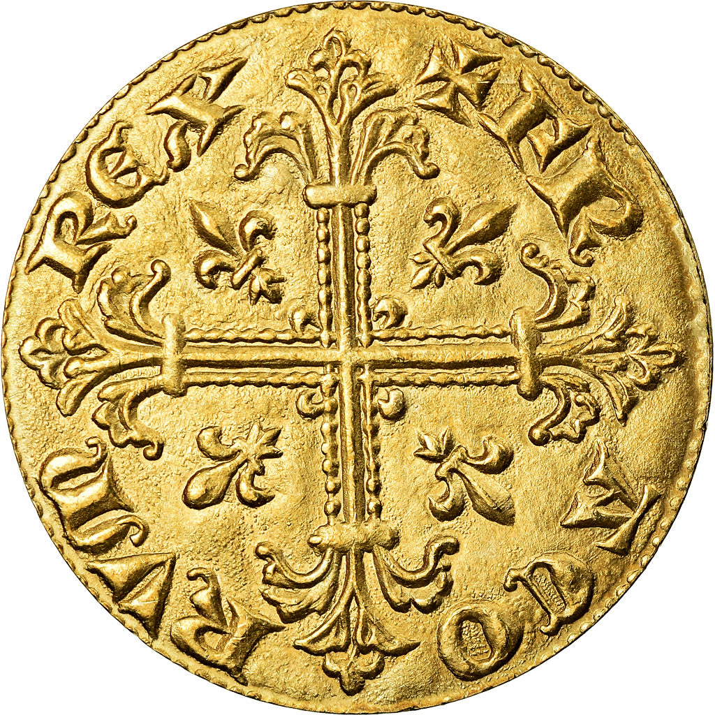 France, Medal, Reproduction Petit Royal d'Or de Philippe IV Le Bel, MS(65-70)