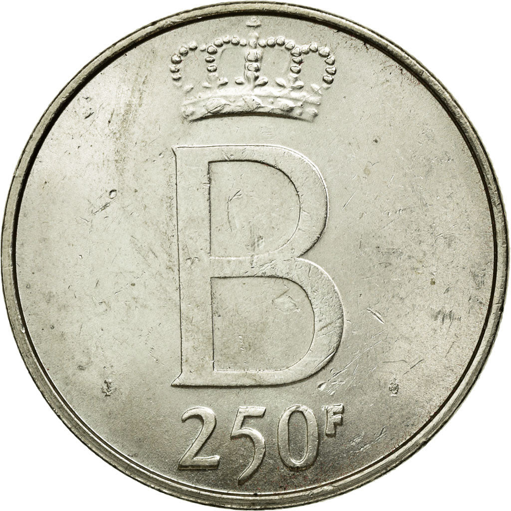 Monnaie, Belgique, 250 Francs, 250 Frank, 1976, SUP, Argent, KM:157.1