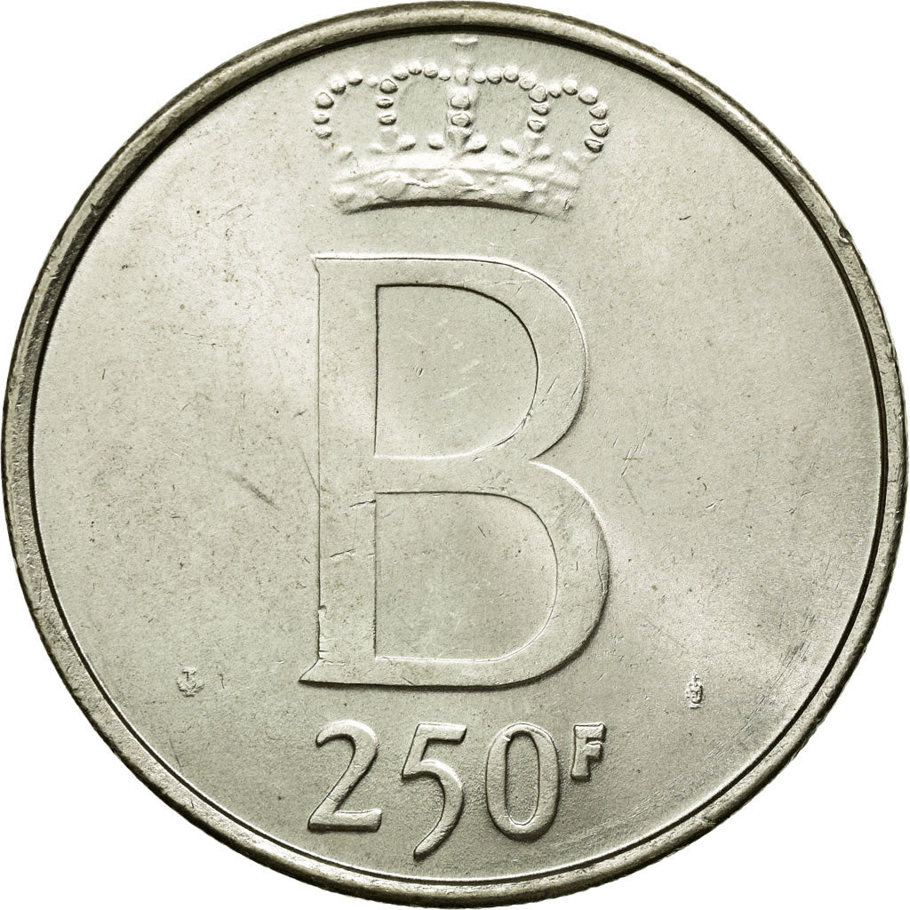 Moneta, Belgio, 250 Francs, 250 Frank, 1976, Brussels, SPL-, Argento, KM:158.1
