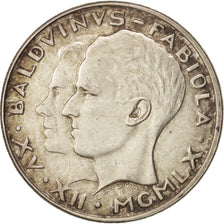 Belgio, 50 Francs, 50 Frank, 1960, BB+, Argento, KM:152.1