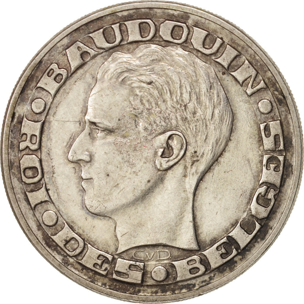 Moneta, Belgio, 50 Francs, 50 Frank, 1958, BB+, Argento, KM:150.1