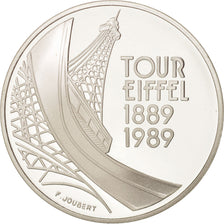 Monnaie, France, Tour Eiffel, 5 Francs, 1989, FDC, Argent, KM:968a, Gadoury:772