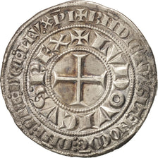 France, Louis IX, Gros Tournois, AU(50-53), Silver, Duplessy:190