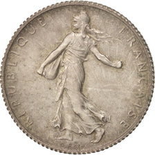 Coin, France, Semeuse, Franc, 1914, Castelsarrasin, MS(60-62), Silver, KM:844.2