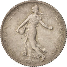 Moneda, Francia, Semeuse, Franc, 1914, Castelsarrasin, EBC+, Plata, KM:844.2
