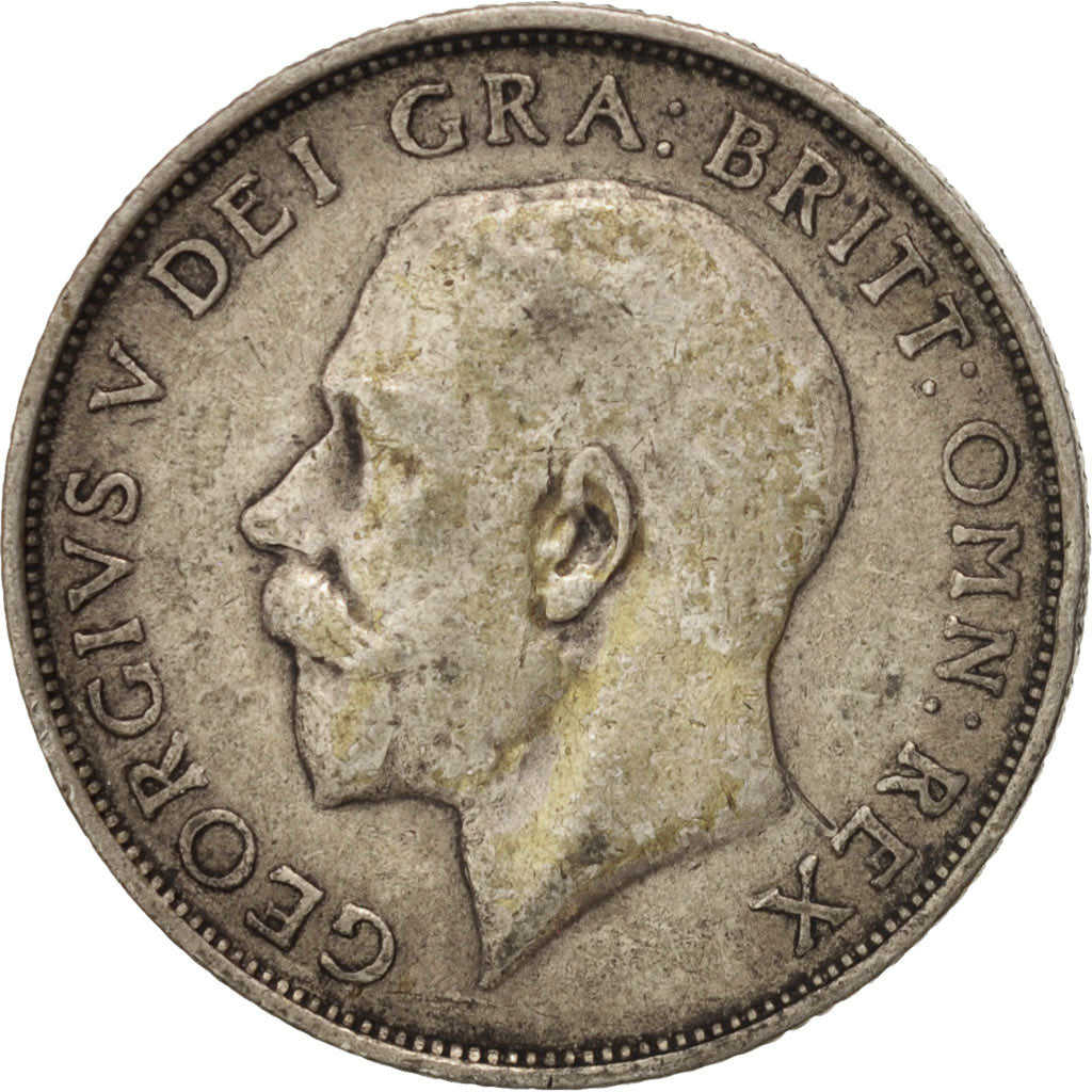 Great Britain, George V, Shilling, 1915, EF(40-45), Silver, KM:816