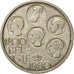 Belgium, 500 Francs, 500 Frank, 1980, Brussels, AU(55-58), Silver Clad
