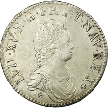 Coin, France, Louis XV, Écu Vertugadin, Ecu, 1716, Amiens, AU(50-53), Silver