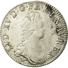 Monnaie, France, Louis XV, Écu Vertugadin, Ecu, 1716, Caen, TTB, Argent