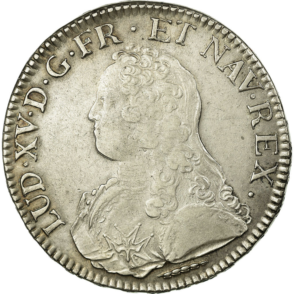 Monnaie, France, Louis XV, Écu aux branches d'olivier, Ecu, 1726, Amiens, TTB+