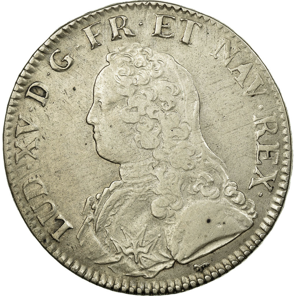 Coin, France, Louis XV, Écu aux branches d'olivier, Ecu, 1726, Paris