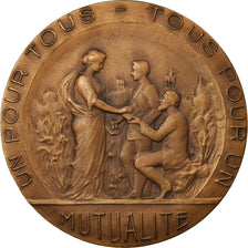 France, Medal, Société de Secours Mutuels, Union Ouvrière d'Anzin, 1949