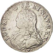 Moneta, Francia, Louis XV, Écu aux branches d'olivier, Ecu, 1737, Strasbourg
