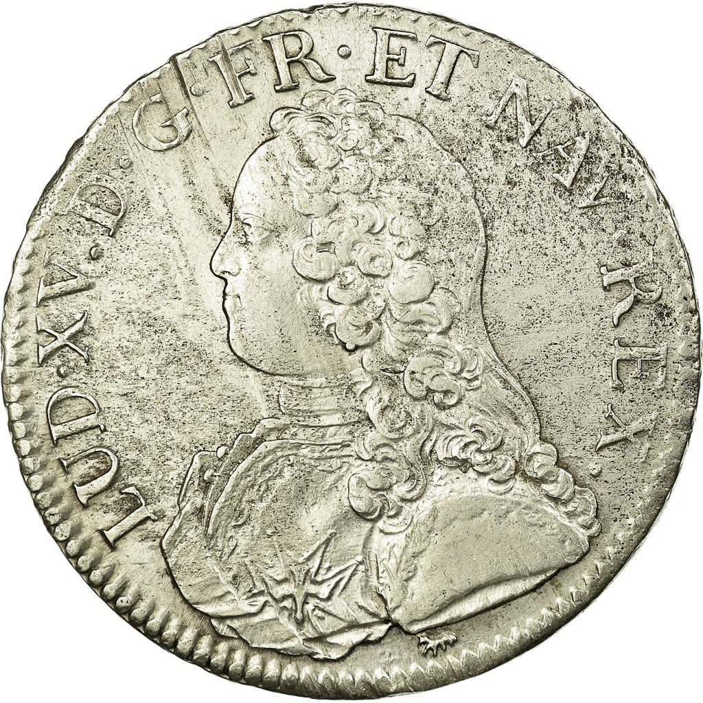 Monnaie, France, Louis XV, Écu aux branches d'olivier, Ecu, 1735, Paris, TTB+
