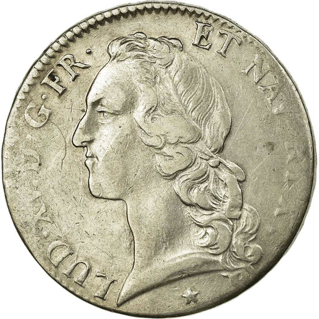 Moneda, Francia, Louis XV, Écu au bandeau, Ecu, 1742, La Rochelle, MBC, Plata