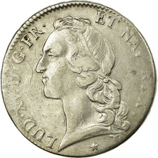 Moneda, Francia, Louis XV, Écu au bandeau, Ecu, 1742, La Rochelle, MBC, Plata